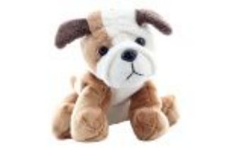Obrázek z Pes buldog sedící plyš 15cm 